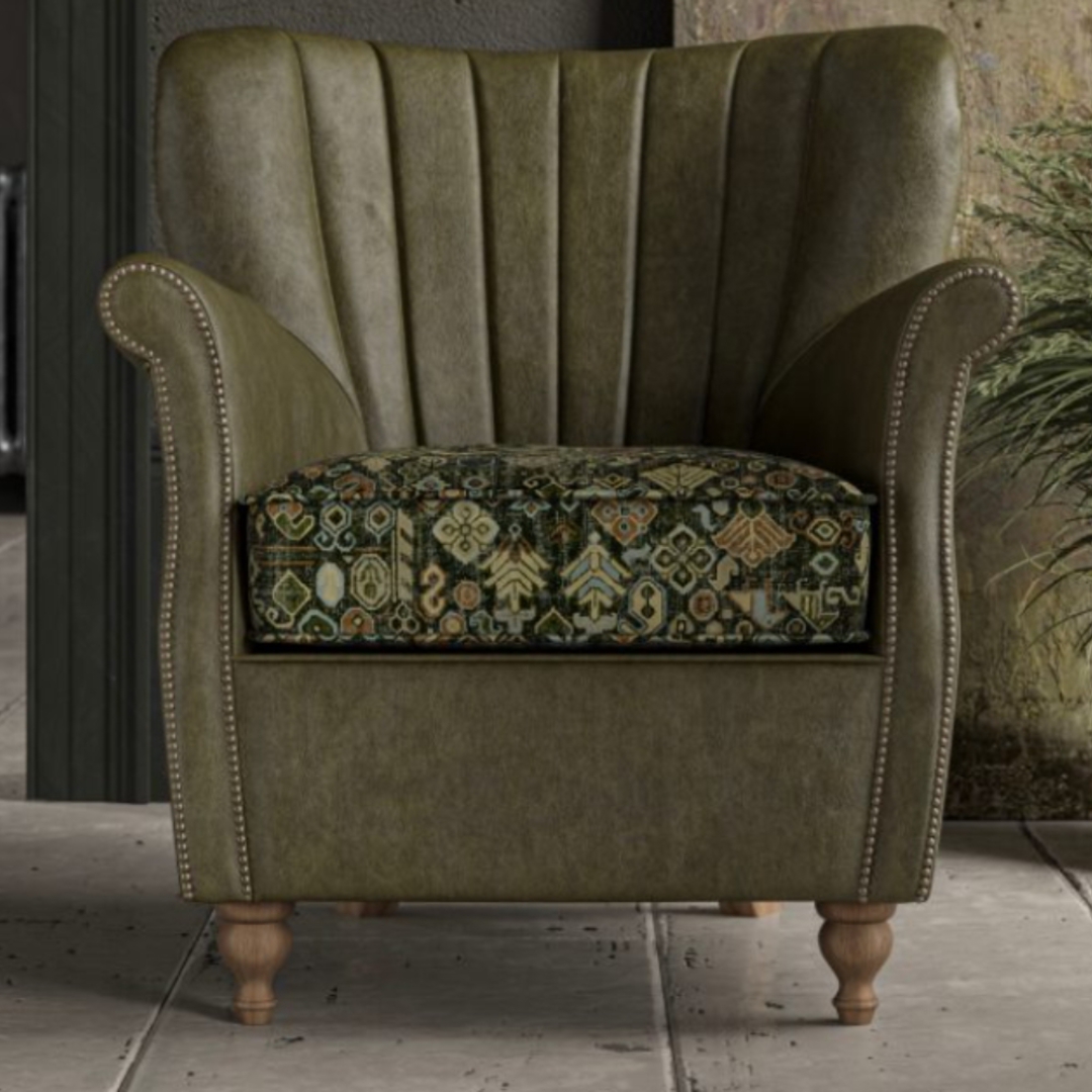 A&J Percy Accent Chair Leather image 6